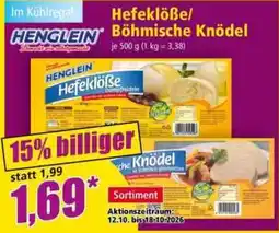Norma Henglein Hefeklößchen Angebot