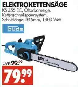 Wreesmann ELEKTROKETTENSÄGE Gude KS 355 EC Angebot