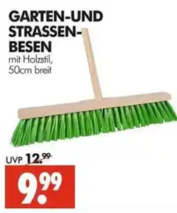 Wreesmann GARTEN-UND STRASSEN-BESEN mit Holzstil Angebot