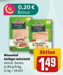 nahkauf WiesenhoF Geflügel Aufschnitt Angebot