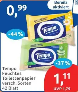 Budni Tempo Feuchtes Toilettenpapier Angebot