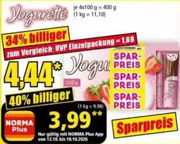 Norma Yogurette Angebot