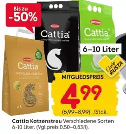 Rusta Cattia Katzenstreu Angebot