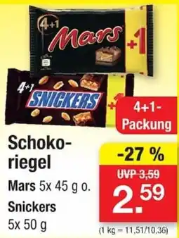 Zimmermann Schoko-riegel Angebot