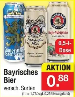 Zimmermann Bayrisches Bier Angebot