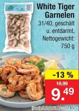 Zimmermann White Tiger Garnelen Angebot