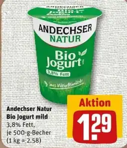 nahkauf Andechser Natur Bio Jogurt mild Angebot