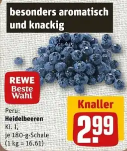 nahkauf REWE Beste Wahl Heidelbeeren Angebot