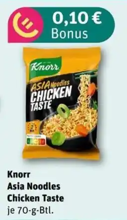 nahkauf Knorr Asia Noodles Chicken Taste Angebot