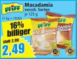 Norma PRIFF Macadamia Angebot