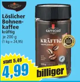 Norma CAFFECIAO Lösl. Bohnenkaffee kräftig Angebot