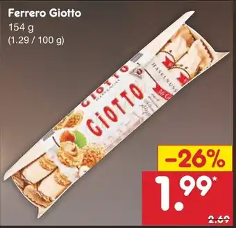 Netto Marken-Discount Ferrero Giotto 154g Angebot