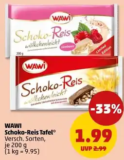 PENNY WAWI Schoko-Reis Tafel Angebot