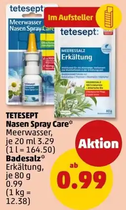 PENNY TETESEPT Nasen Spray Care* Meerwasser Angebot