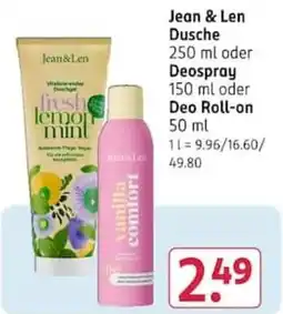 Rossmann Jean & Len Dusche Angebot