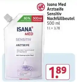 Rossmann Isana Med Arztseife Sensitiv Angebot