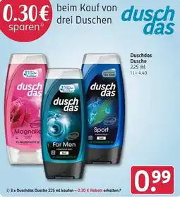 Rossmann duschdas Dusche Angebot