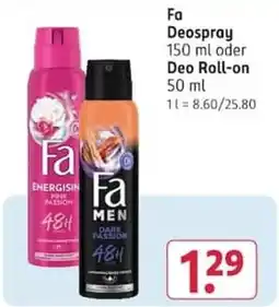 Rossmann Fa Deospray Angebot