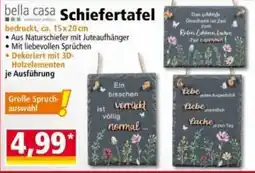 Norma bella casa Schiefertafel Angebot