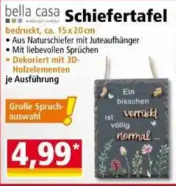 Norma bella casa Schiefertafel Angebot