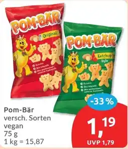 Budni Pom-Bär versch. Sorten vegan Angebot