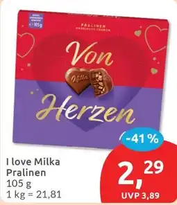Budni I love Milka Pralinen Angebot