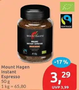 Budni Mount Hagen Instant Espresso Angebot