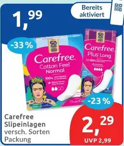 Budni Carefree Slipeinlagen Angebot