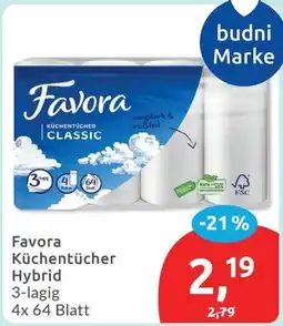 Budni Favora Küchentücher Hybrid Angebot