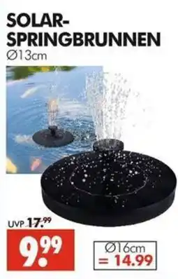 Wreesmann SOLAR-SPRINGBRUNNEN Angebot