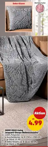 PENNY HOME IDEAS Living Jacquard-Sherpa-Wohnaccessoire Angebot