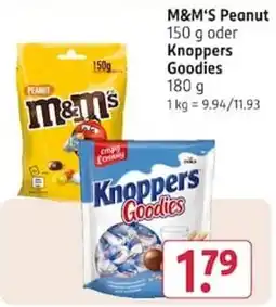 Rossmann M&M'S Peanut Angebot