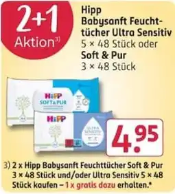 Rossmann Hipp Babysanft Feuchttücher Ultra Sensitiv Angebot