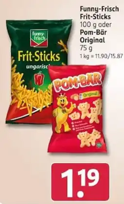 Rossmann Funny-Frisch Frit-Sticks Angebot