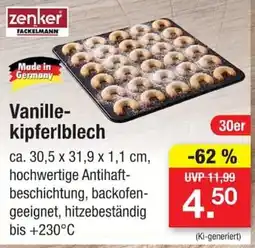 Zimmermann Zenker Vanillekipferlblech Angebot
