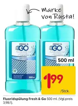 Rusta Fluoridspülung Fresh & Go Angebot