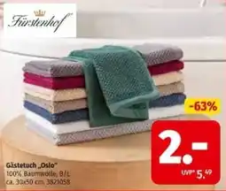 Segmüller Fürstenhof Gästetuch „Oslo“ Angebot