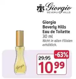 Rossmann Giorgio Beverly Hills Eau de Toilette Angebot