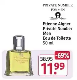 Rossmann Etienne Aigner Private Number Men Eau de Toilette Angebot