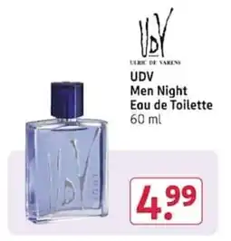 Rossmann UDV Men Night Eau de Toilette Angebot