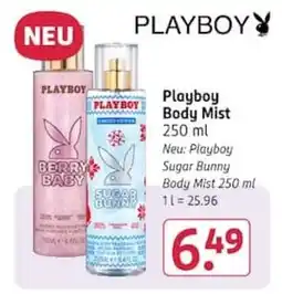 Rossmann Playboy Body Mist Angebot