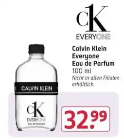 Rossmann Calvin Klein Everyone Eau de Parfum Angebot