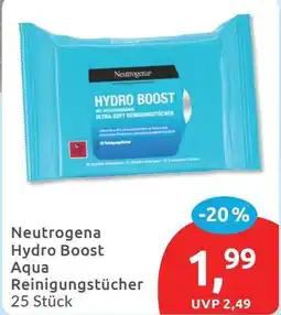 Budni Neutrogena Hydro Boost Aqua Reinigungstücher Angebot