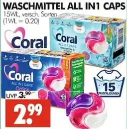 Wreesmann Coral Waschmittel All in 1 Caps Angebot