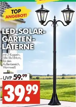 Wreesmann LED-SOLAR-GARTEN-LATERNE Angebot