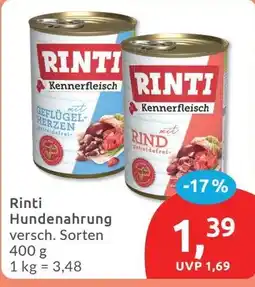 Budni Rinti Hundenahrung Angebot
