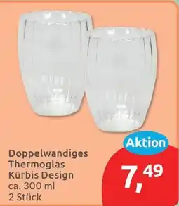 Budni Doppelwandiges Thermoglas Kürbis Design Angebot