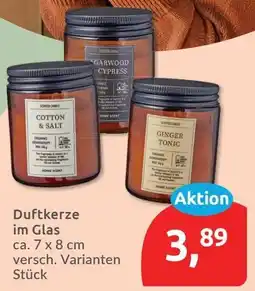 Budni Duftkerze im Glas Angebot