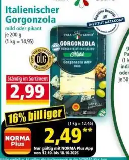 Norma Italienischer Gorgonzola Angebot