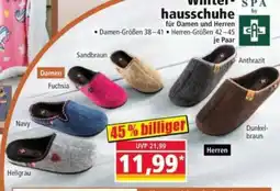 Norma Winter-hausschuhe SPA by Angebot